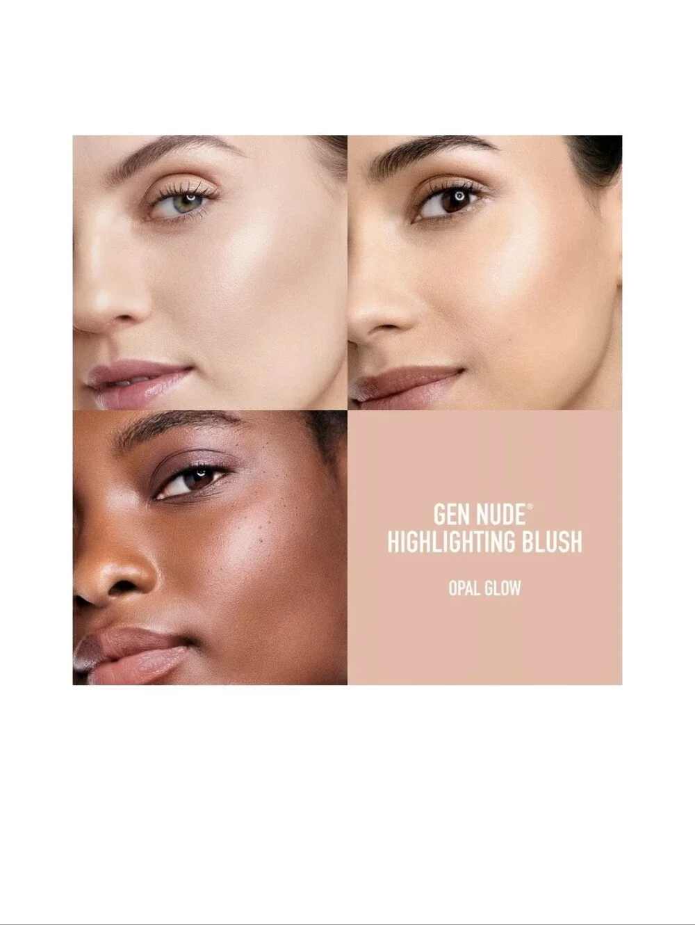 bareMinerals Gen Nude Highlighting Blush Illuminator: Opal Glow, NIB